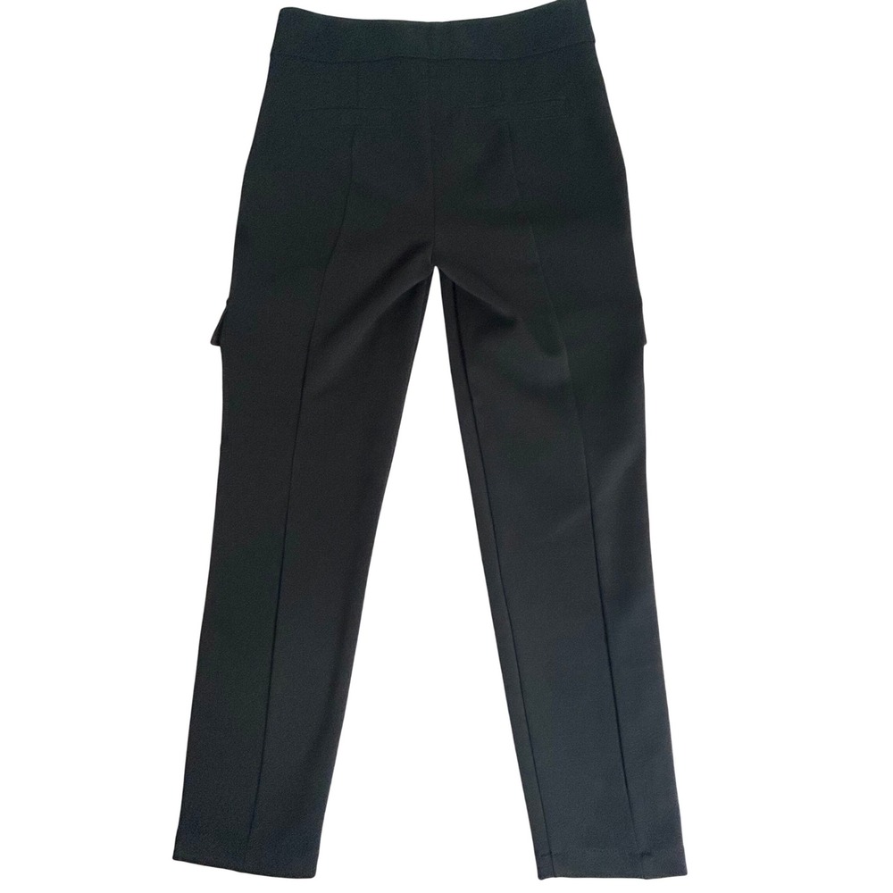 Anthropologie the essential SLIM Black Cargo Ankle Pants Womens Size 2 - Picture 4 of 16